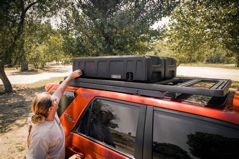 metal storage box roof rack|lockable roof rack storage.